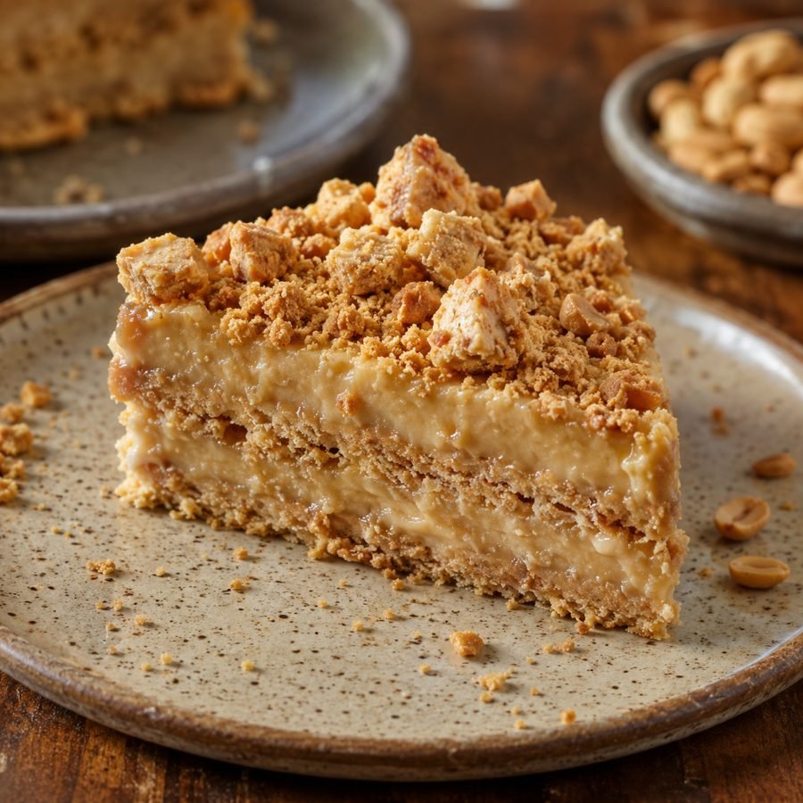 Cremiger Erdnusskuchen