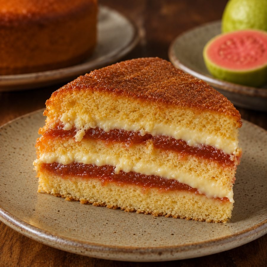 Romeo-und-Julia-Kuchen (Guave & Käse)